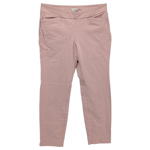 Spartina 449 Maren Pants Womens Soft Rose Pink Pull On Stretch Size M - Picture 1 of 9